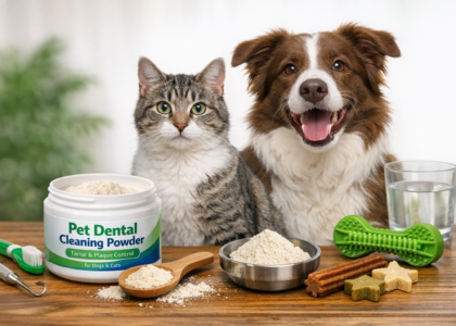 pet dental cleaning powder
