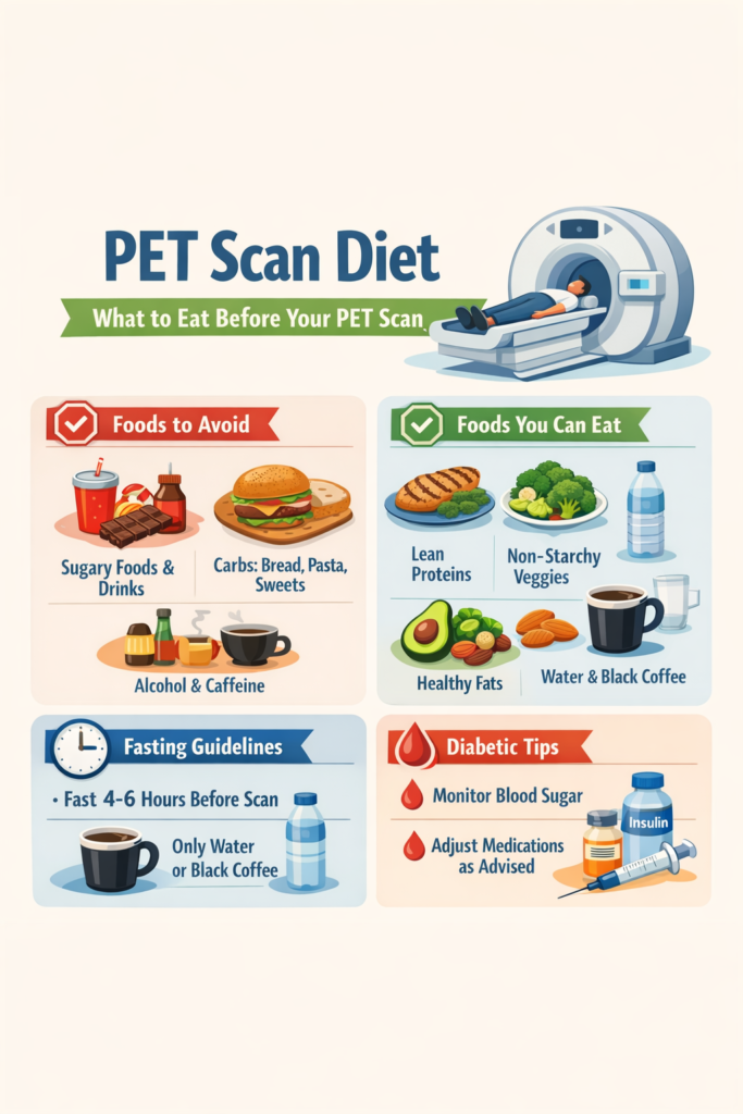 pet scan diet