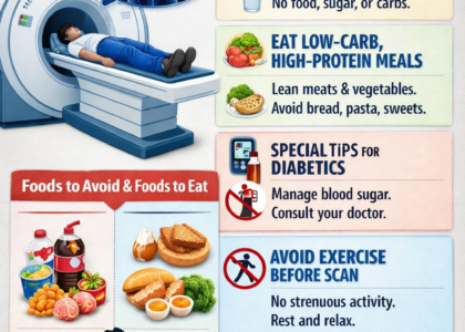 diet before pet scan for cancer