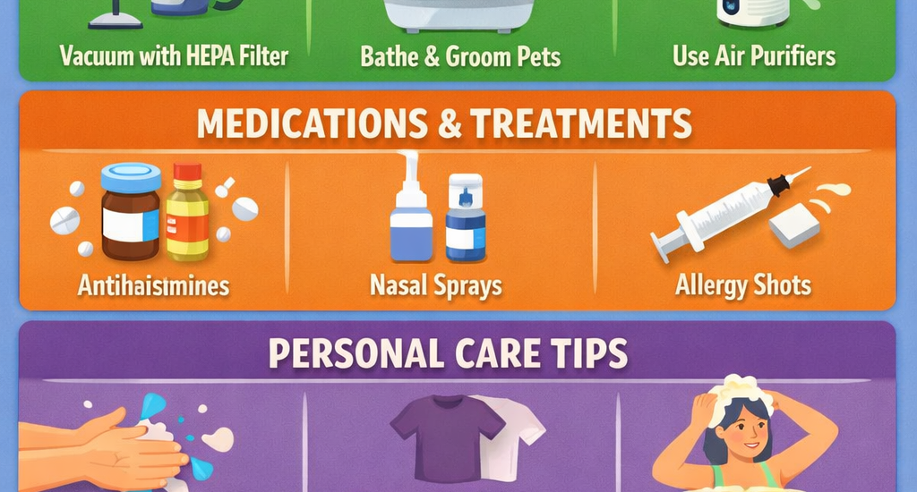 how to manage pet allergies​