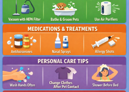 how to manage pet allergies​